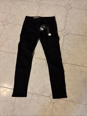Black Men's Slim Jeans - Unbranded